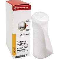 SmartCompliance&reg; Refill Conforming Stretch Gauze Bandage, Roll, 6' L x 3" W, Sterile, Medical Device Class 1 St. Lawrence Industrial & Safety Supply