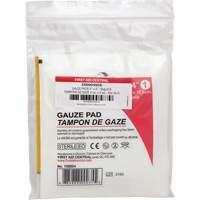 SmartCompliance&reg; Refill Gauze, Pad, 4" L x 4" W, Sterile, Medical Device Class 1 St. Lawrence Industrial & Safety Supply