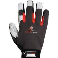 Clutch Gear&reg; Thinsulate Mechanic's Gloves, Grain Goatskin/Split Leather Palm, Size Small/7 St. Lawrence Industrial & Safety Supply