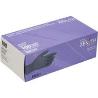 Medical Grade Disposable Gloves, Medium, Nitrile, 6-mil, Powder-Free, Black, Class 2 St. Lawrence Industrial & Safety Supply