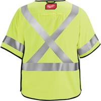Gilet de s&eacute;curit&eacute; &agrave; maille d&eacute;tachable, Noir/Jaune lime haute visibilit&eacute;, Moyen/Petit St. Lawrence Industrial & Safety Supply