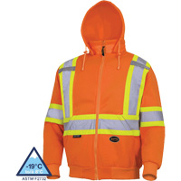 6924 Hoodie, Small, High Visibility Orange St. Lawrence Industrial & Safety Supply