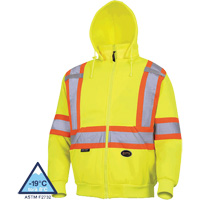 6925 Hoodie, X-Small, High Visibility Yellow St. Lawrence Industrial & Safety Supply
