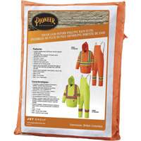 5608 210D Waterproof Rain Suit, Polyester/PVC, Small, High Visibility Orange St. Lawrence Industrial & Safety Supply