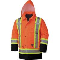 5020BB Waterproof 7-in-1 Safety Parka, High Visibility Orange, 2X-Large St. Lawrence Industrial & Safety Supply