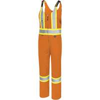 6617T Overalls, Polyester, 40, High Visibility Orange St. Lawrence Industrial & Safety Supply