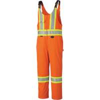 6617Z Safety Overalls with Leg Zippers, Poly-Cotton, 36, High Visibility Orange St. Lawrence Industrial & Safety Supply