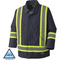 5535A Quilted Duck Parka, Navy Blue, Small St. Lawrence Industrial & Safety Supply