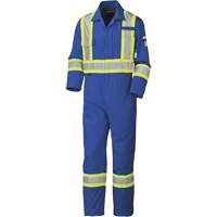5558AT High-Visibility Flame-Resistant Coveralls, Size 40, Royal Blue, 9.5 cal/cm² St. Lawrence Industrial & Safety Supply