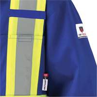 7706 FR-Tech&reg; Flame-Resistant Coverall with Leg Zippers, Size 36, Royal Blue, 9.7 cal/cm² St. Lawrence Industrial & Safety Supply