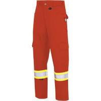 7765 Pantalon cargo de s&eacute;curit&eacute; haute visibilit&eacute; r&eacute;sistant aux arcs &eacute;lectriques FR-Tech 88/12, 32, x 34, Orange haute visibilit&eacute;, 10 cal/cm² St. Lawrence Industrial & Safety Supply