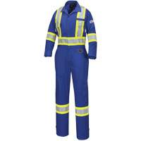 7704W FR-Tech&reg; Women's FR/Arc-Rated Coveralls, Size X-Small, Royal Blue, 10 cal/cm² St. Lawrence Industrial & Safety Supply
