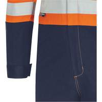 7702BB FR-Tech&reg; 2-Tone Safety Coverall, Size 36, Navy Blue/Orange, 10 cal/cm² St. Lawrence Industrial & Safety Supply