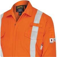 7702BB FR-Tech&reg; 2-Tone Safety Coverall, Size 36, Navy Blue/Orange, 10 cal/cm² St. Lawrence Industrial & Safety Supply