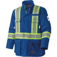 5523 Manteau de s&eacute;curit&eacute; ignifuge, Petit, Bleu royal, 58 cal/cm² St. Lawrence Industrial & Safety Supply