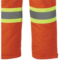 5534A Flame-Resistant Quilted Safety Overalls, Small, Orange St. Lawrence Industrial & Safety Supply