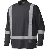 340SFA Chemise de s&eacute;curit&eacute; &agrave; manches longues ignifuge, Petit, Noir St. Lawrence Industrial & Safety Supply