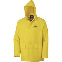 577J Rain Jacket, Polyester/PVC, Small, Yellow St. Lawrence Industrial & Safety Supply