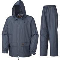 883 Rain Suit, Polyester/PVC, Small, Navy Blue St. Lawrence Industrial & Safety Supply
