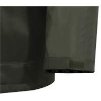 D8120J Nailhead Ripstop Tree Planter Hooded Jacket, Polyester/PVC, X-Small, Green St. Lawrence Industrial & Safety Supply