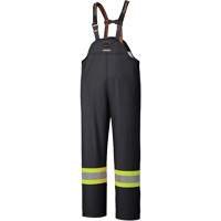5895BK Salopettes extensibles imperm&eacute;ables et ignifuges, T-petit, Noir St. Lawrence Industrial & Safety Supply