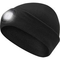 5678 Knit Toque with LED Headlight, Fleece Lining, One Size, Black St. Lawrence Industrial & Safety Supply