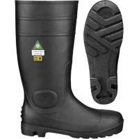 1022 Safety Boots, PVC, Steel Toe, Size 10, Puncture Resistant Sole St. Lawrence Industrial & Safety Supply