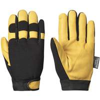 891 Gants ergonomiques isol&eacute;s de m&eacute;canicien, Paume Cuir fleur de ch&egrave;vre, Taille Petit St. Lawrence Industrial & Safety Supply