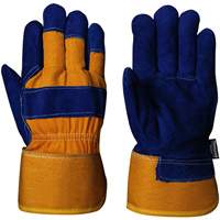 630 Blue Insulated Fitter's Gloves, One Size, Split Cowhide Palm, Boa Inner Lining St. Lawrence Industrial & Safety Supply