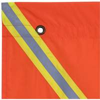 353 Flag with Reflective Tape, Polyester St. Lawrence Industrial & Safety Supply
