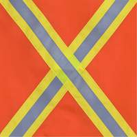 353 Flag with Reflective Tape, Polyester St. Lawrence Industrial & Safety Supply