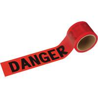 388 Danger Tape, Bilingual, 3" W x 200' L, 1.5 mils, Black on Red St. Lawrence Industrial & Safety Supply