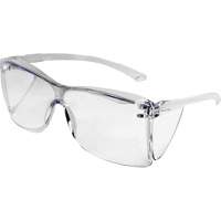 Lunettes de s&eacute;curit&eacute; OTG Guest-Gard, Lentille Transparent, ANSI Z87+/R&eacute;pond ou surpasse la norme CSA Z94.3 St. Lawrence Industrial & Safety Supply