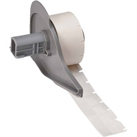Self-Laminating Wrap-Around Wire & Cable Labels, Vinyl, 0.5" L x 0.75" H, White St. Lawrence Industrial & Safety Supply