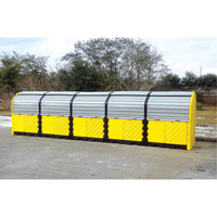 P20 Plus Ultra-Hard Top Spill Pallets&reg; without Drain, 312" L x 79" W x 62" H, 9000 lbs. Load Capacity St. Lawrence Industrial & Safety Supply