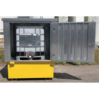Couvercle rigide en acier Ultra-IBC, 71,1" lo x 83,1" la x 66,3" h, Capacit&eacute; de charge 5640 lb St. Lawrence Industrial & Safety Supply