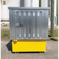 Couvercle rigide en acier Ultra-IBC, 71,1" lo x 83,1" la x 66,3" h, Capacit&eacute; de charge 5640 lb St. Lawrence Industrial & Safety Supply