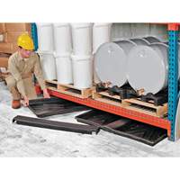 Triple-Tray Ultra-Rack Containment Tray&reg;, 72" L x 44" W x 2.8" H, 24 US gal. Spill Capacity St. Lawrence Industrial & Safety Supply