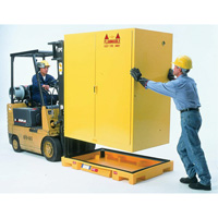 Double Drum Ultra-Safety Cabinet Bladder System&reg;, 63" L x 38.5" W x 6.3" H, 3000 lbs. Load Capacity St. Lawrence Industrial & Safety Supply
