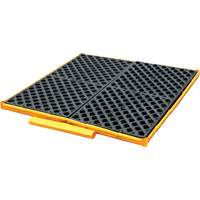4-Drum Flexible Ultra-Spill Deck&reg; Bladder System, 110 US gal. Spill Capacity, 51" x 48" x 5" St. Lawrence Industrial & Safety Supply