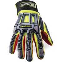 Rig Lizard&reg; 2028X Cut-Resistant Gloves, 6/X-Small, Synthetic/HPPE Palm, Elastic/Hook & Loop Cuff St. Lawrence Industrial & Safety Supply