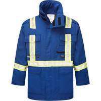 Parka isol&eacute;, antistatique et ignifuge  6,5 oz Westex DH, Petit, Bleu royal St. Lawrence Industrial & Safety Supply
