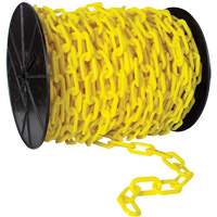 Chaîne de s&eacute;curit&eacute; en plastique robuste, Vert, Maillon de 2", 120' de long St. Lawrence Industrial & Safety Supply