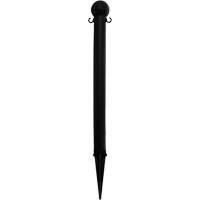 Ground Poles, Black St. Lawrence Industrial & Safety Supply