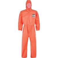 Combinaison MicroMax NS avec capuchon, poignets, taille et chevilles &eacute;lastiques, Petit, Orange, Microporeux St. Lawrence Industrial & Safety Supply