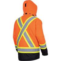 5407 Waterproof Insulated Heated Safety Jacket, Men's, Small, High-Visibility Orange St. Lawrence Industrial & Safety Supply