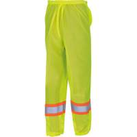 5670 Traffic Safety Pants, Polyester, 2X-Small/X-Small, High Visibility Lime-Yellow St. Lawrence Industrial & Safety Supply