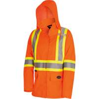 5626W Parka matelass&eacute; de s&eacute;curit&eacute; 300D The Rock, Polyester/Polyur&eacute;thane, Orange haute visibilit&eacute;, T-petit St. Lawrence Industrial & Safety Supply
