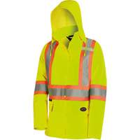5628W Parka matelass&eacute; de s&eacute;curit&eacute; 300D The Rock, Polyester/Polyur&eacute;thane, Jaune lime haute visibilit&eacute;, T-petit St. Lawrence Industrial & Safety Supply