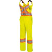 6000W Women's High-Visibility Traffic Safety Overalls, Polyester, X-Small, High Visibility Lime-Yellow St. Lawrence Industrial & Safety Supply